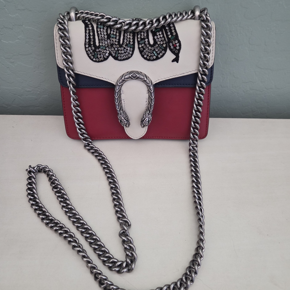 Gucci Dionysus Embellished Snake Crossbody